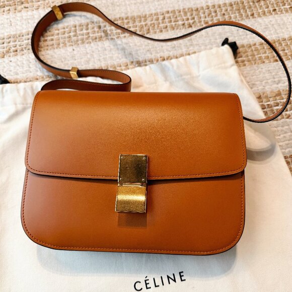 BNWT CELINE Box Bag in Tawny Tan (Phoebe Philo) - Picture 3 of 15